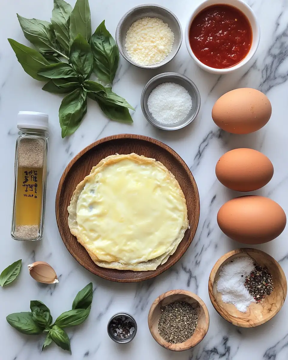 Ingredients for Elevate Your Breakfast Game with Baked Eggs Napoleon