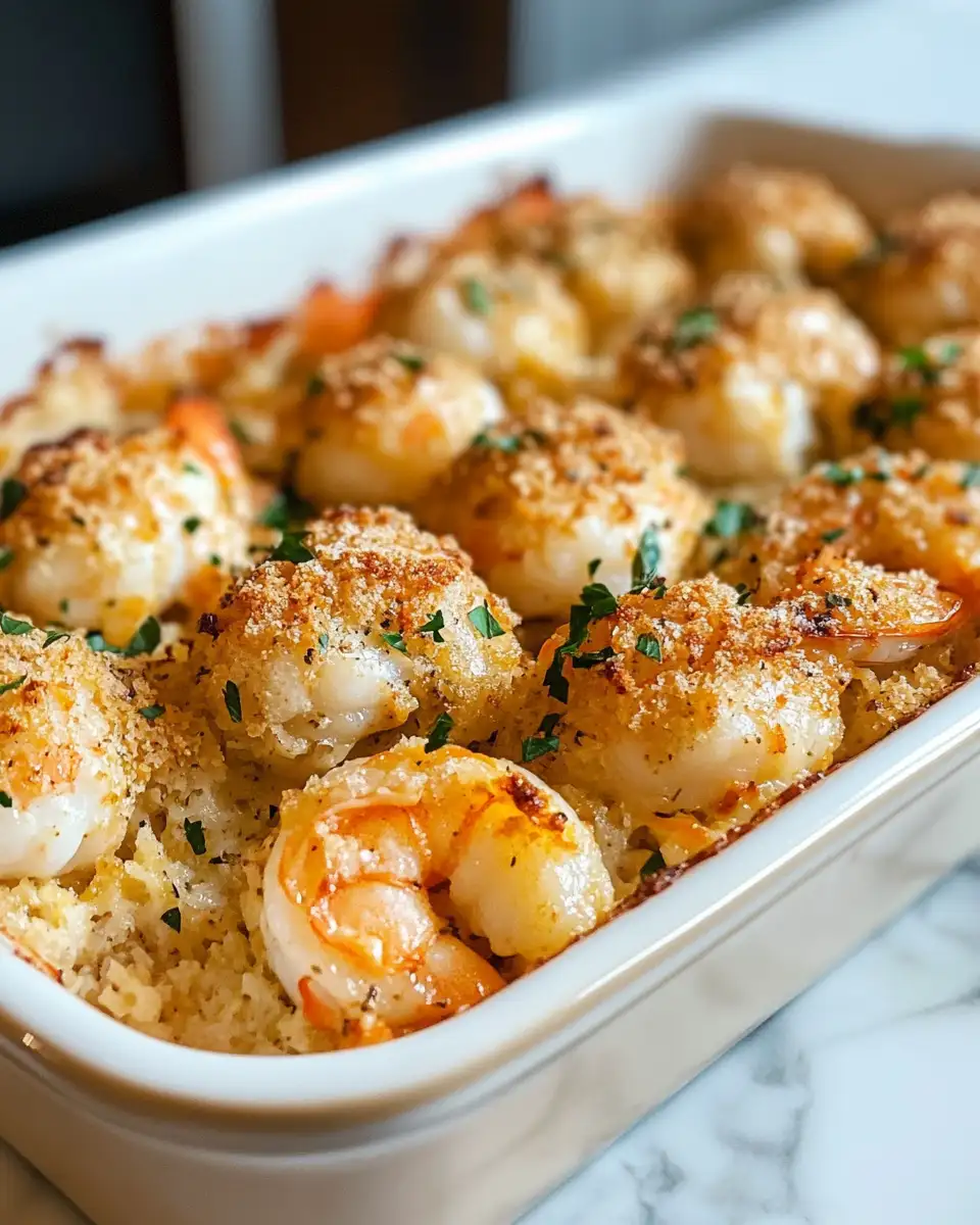 Irresistible Baked Stuffed Shrimp Casserole for Your Ultimate Seafood Craving - Featured Image