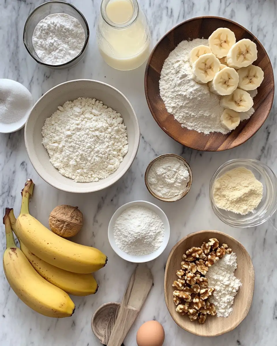 Ingredients for Irresistible Banana Bread Bars That Will Elevate Your Snack Game