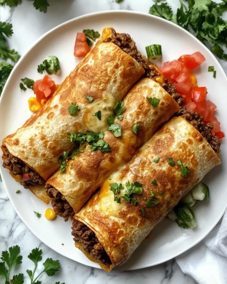 Ultimate Crispy Beef and Cheese Chimichangas Adventure - Featured Image