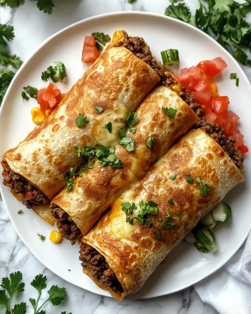 Ultimate Crispy Beef and Cheese Chimichangas Adventure - Featured Image