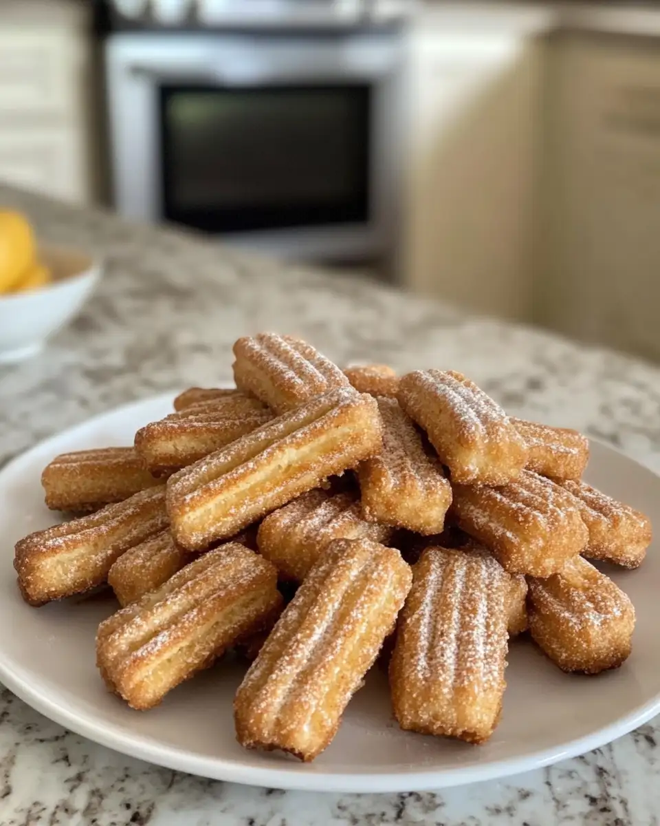 Final dish - Crispy Delight: Irresistible Air Fryer Churro Bites