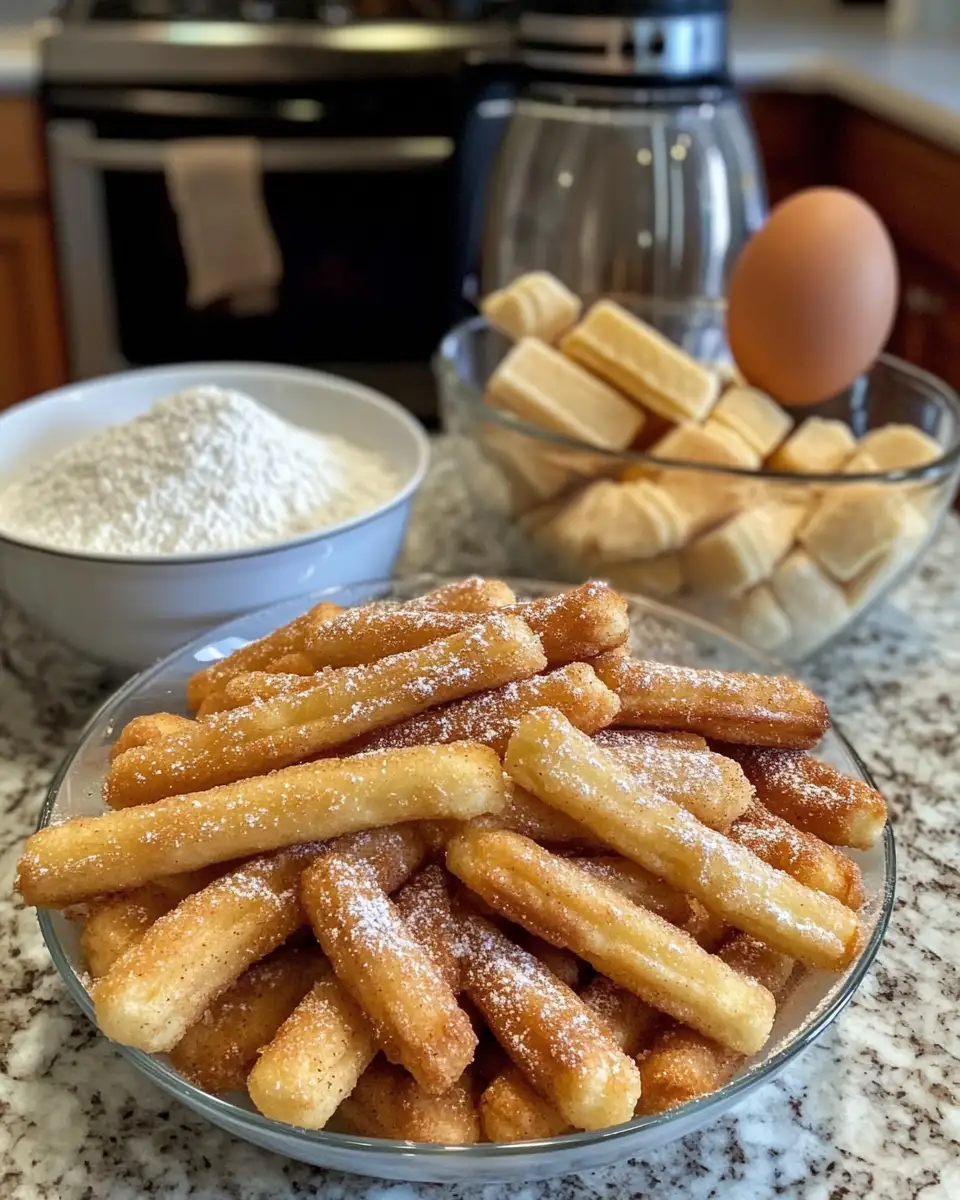 Ingredients for Crispy Delight: Irresistible Air Fryer Churro Bites