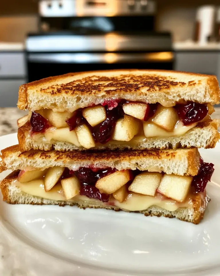 Crisp and Tart Delight: The Ultimate Apple and Cranberry Grilled Cheese Sandwich - Featured Image