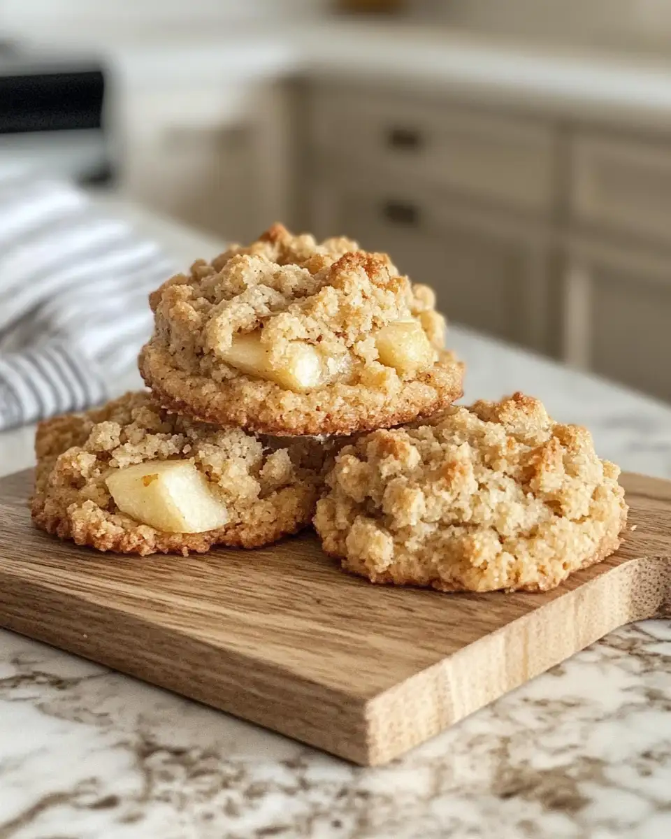Final dish - Irresistibly Crunchy Apple Crumb Cookies That Taste Like Autumn