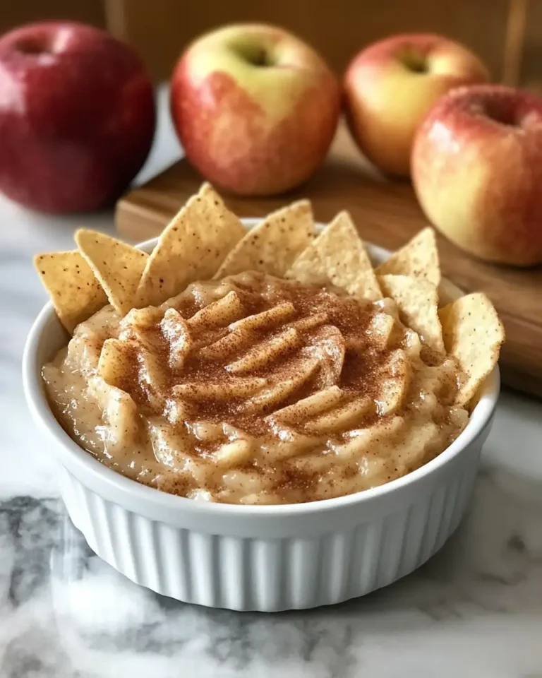 Deliciously Dippable Delight: Apple Pie Dip with Cinnamon Tortilla Chips - Featured Image