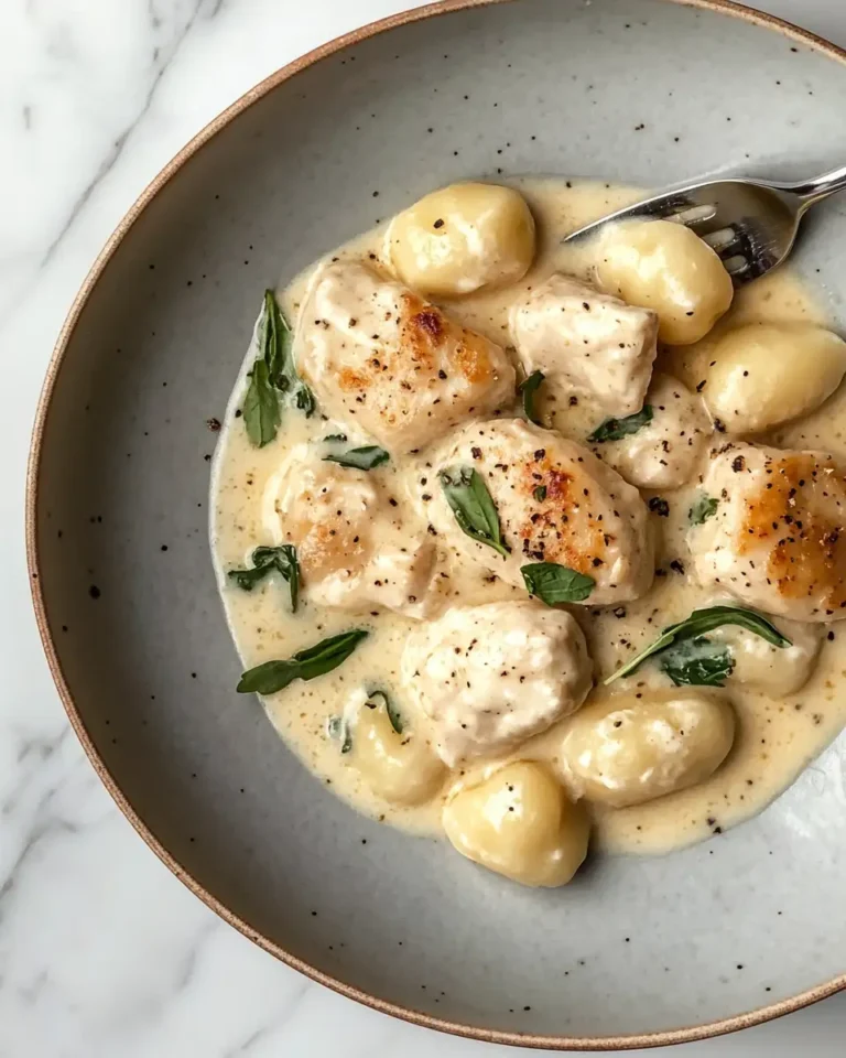 Irresistibly Creamy Asiago Chicken and Gnocchi Delight - Featured Image