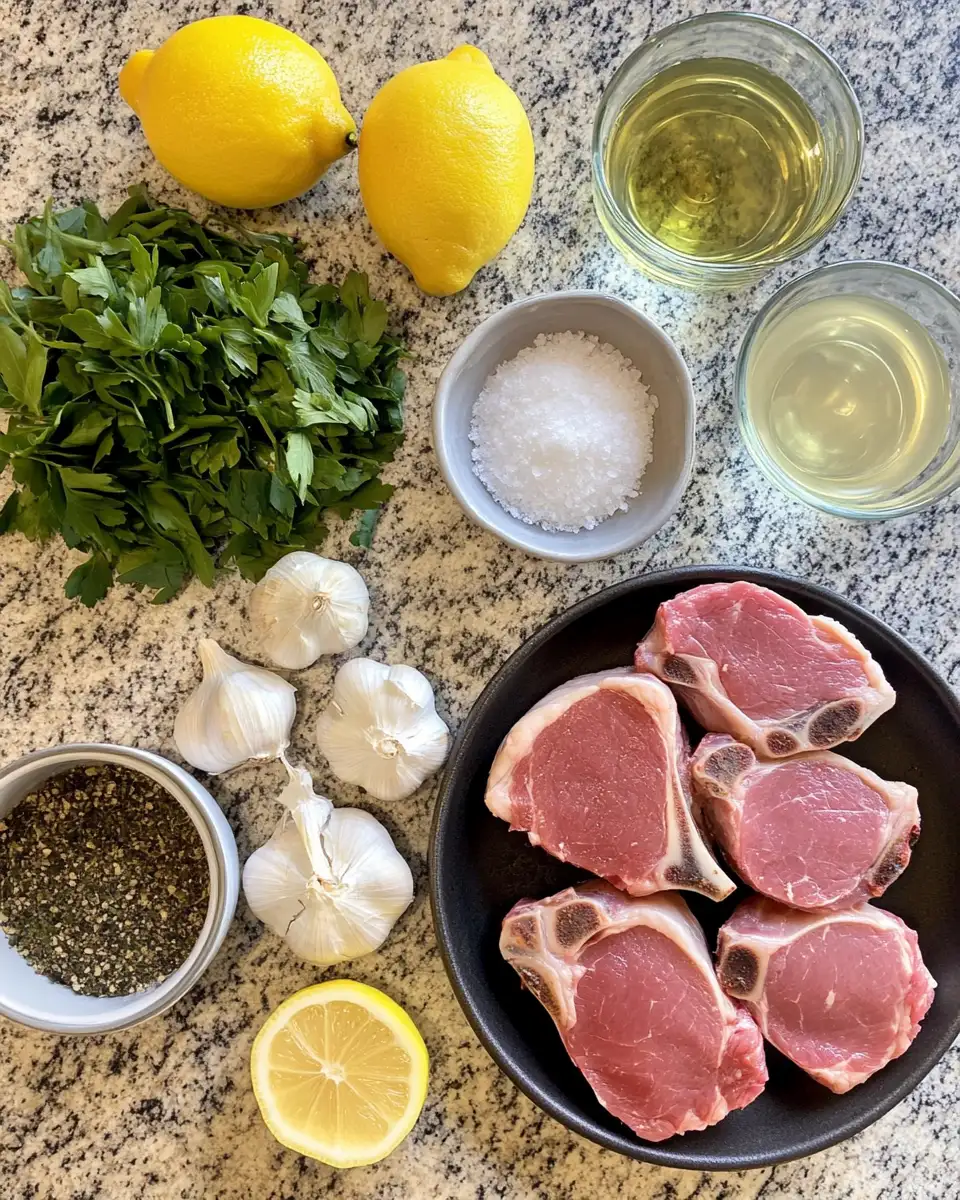 Ingredients for Savor the Tradition of Authentic Sicilian Pork Chops