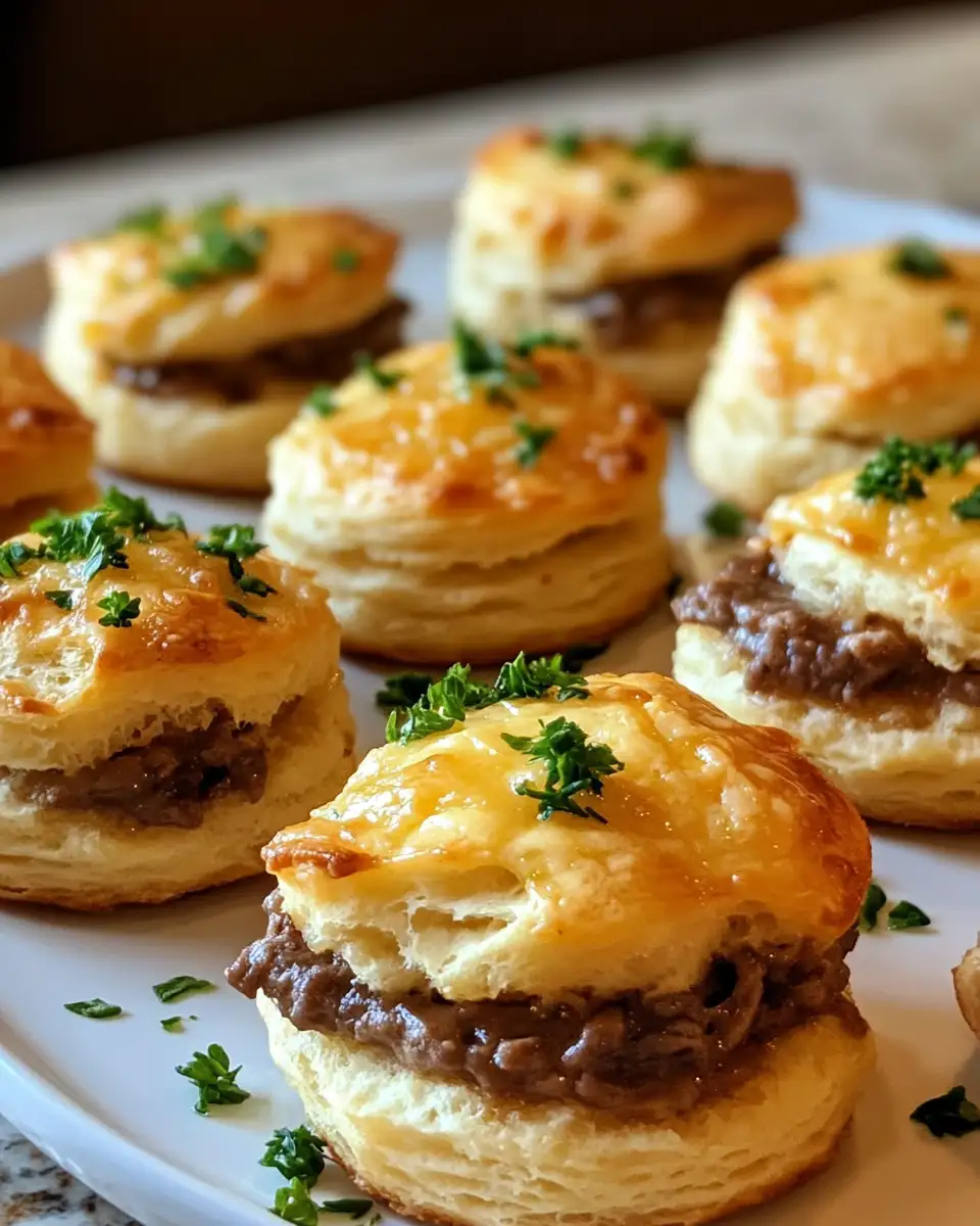 Final dish - Irresistibly Cheesy Baked French Dip Biscuits Recipe You Need to Try
