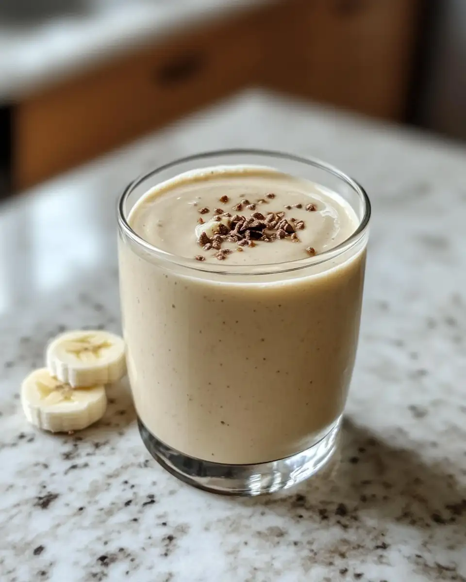 Final dish - Sip into Serenity: The Ultimate Banana Chamomile Tea Smoothie