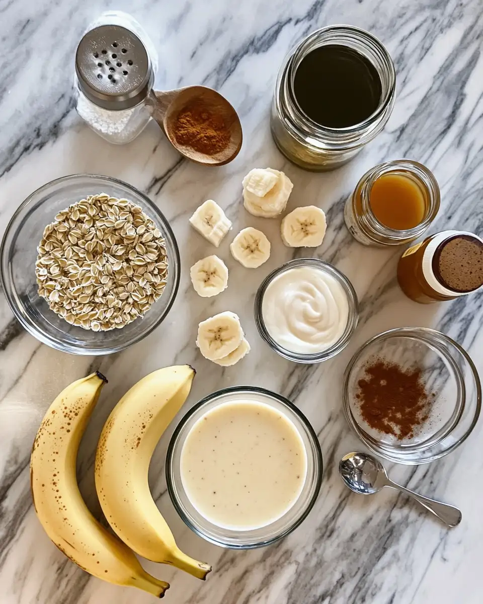 Ingredients for Sip into Serenity: The Ultimate Banana Chamomile Tea Smoothie