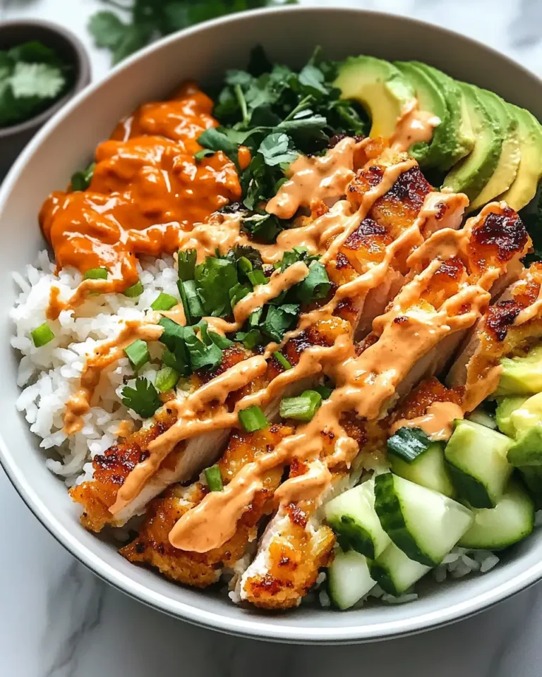 Sizzle and Spice: Dive into the Ultimate Bang Bang Chicken Bowl with Creamy Sauce - Featured Image