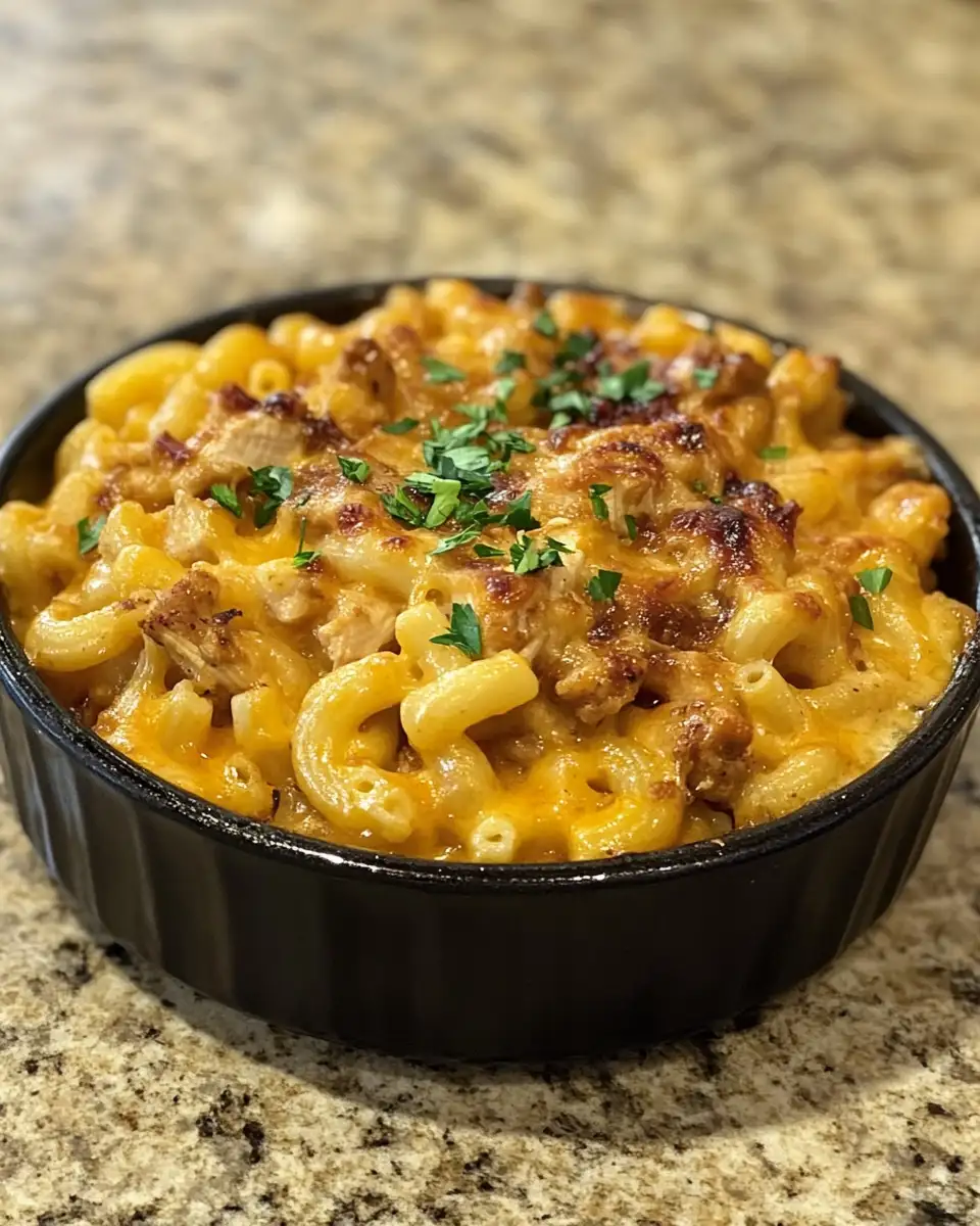 Final dish - Sizzling BBQ Chicken Mac and Cheese: The Ultimate Comfort Food Twist