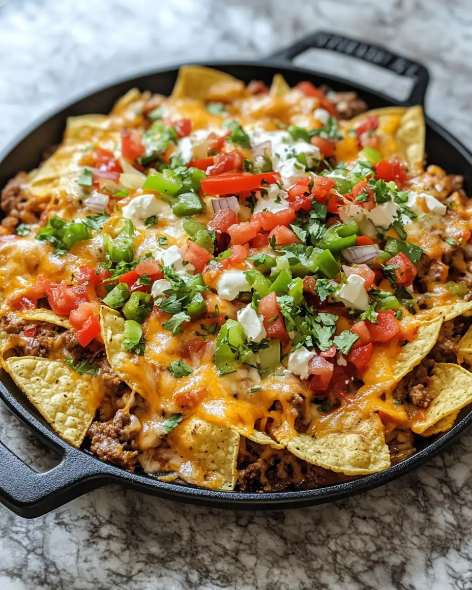 Final dish - Bell Pepper Nachos: A Colorful Twist on a Classic Snack