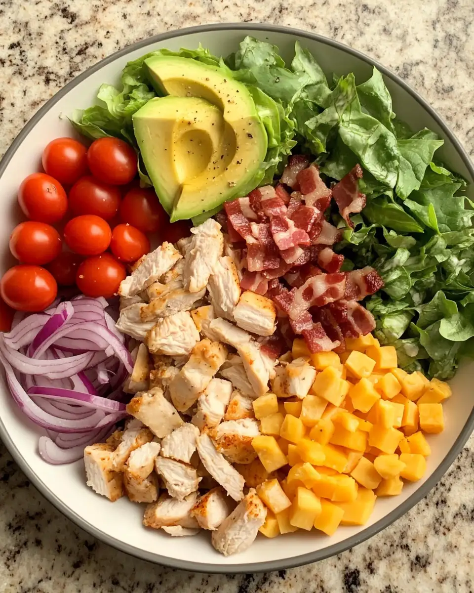 Ingredients for BLT Chicken Salad Delight: A Crunchy Twist on a Classic Favorite