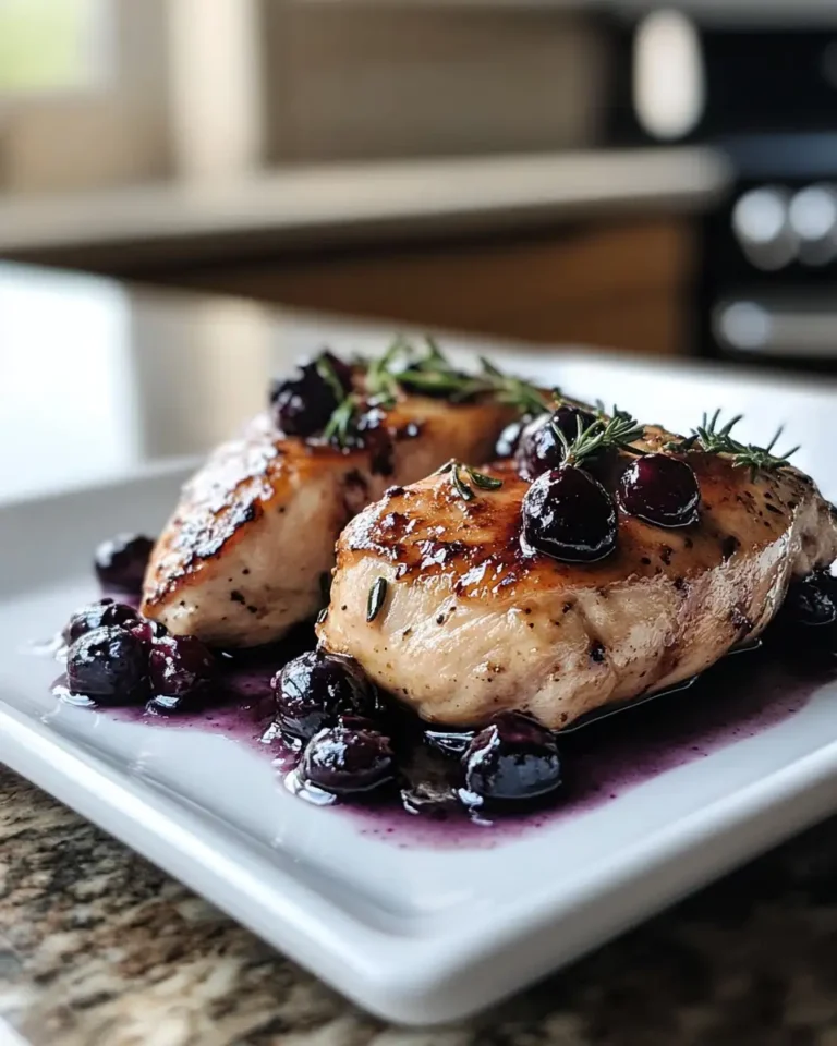 Savor the Symphony of Blueberry Thyme Chicken Delight - Featured Image