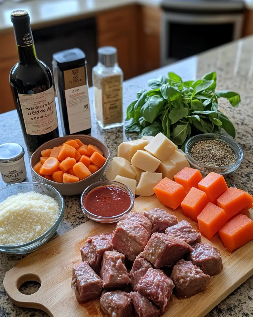 Ingredients for Melt-in-Your-Mouth Magic: Discover the Ultimate Braised Beef and Pork Ragu