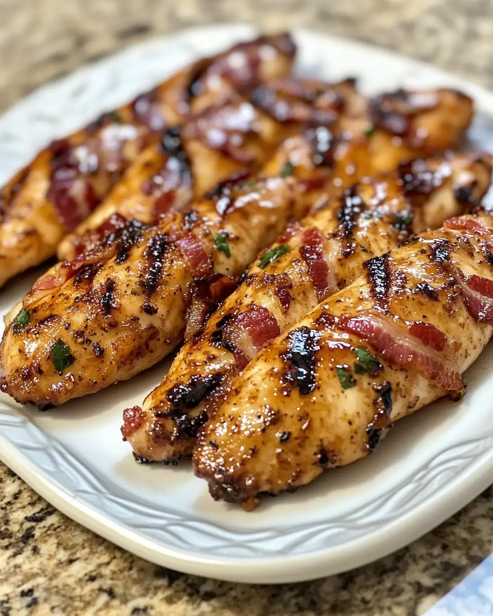 Final dish - Irresistible Brown Sugar Bacon Chicken Tenders That Will Wow Your Taste Buds