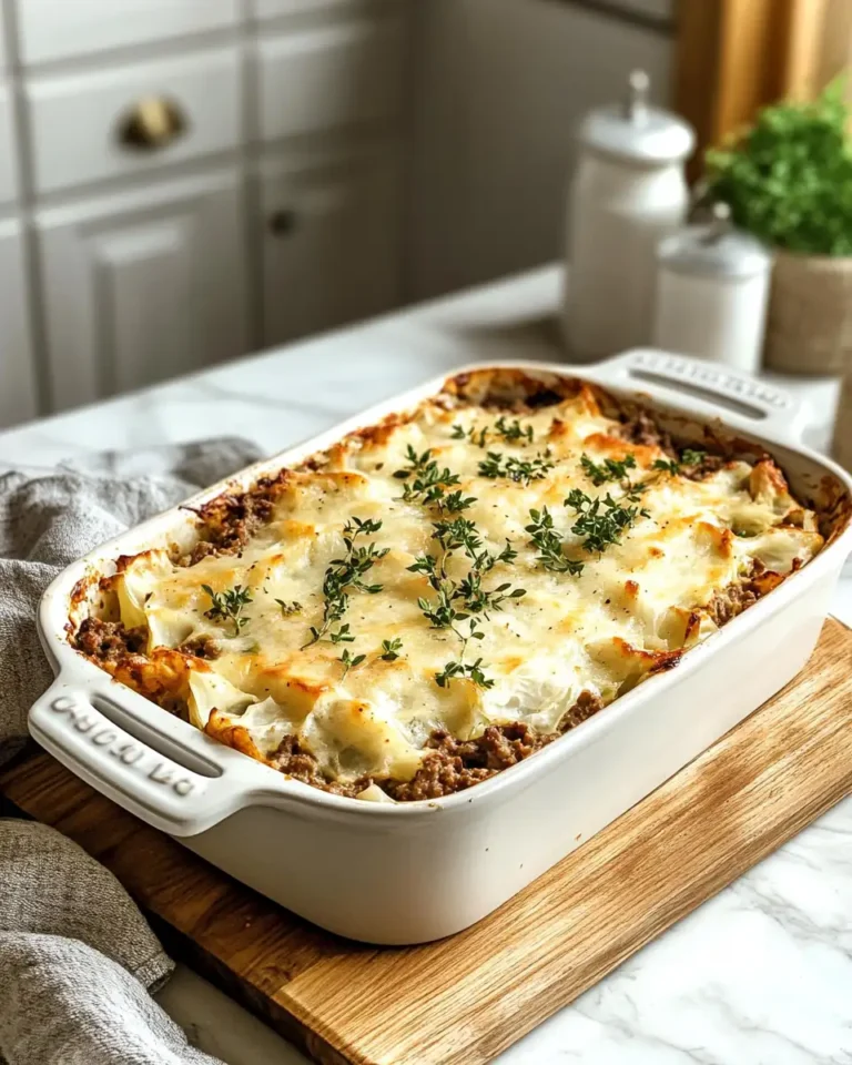 Hearty Cabbage Beef Bake for Cozy Nights - Featured Image