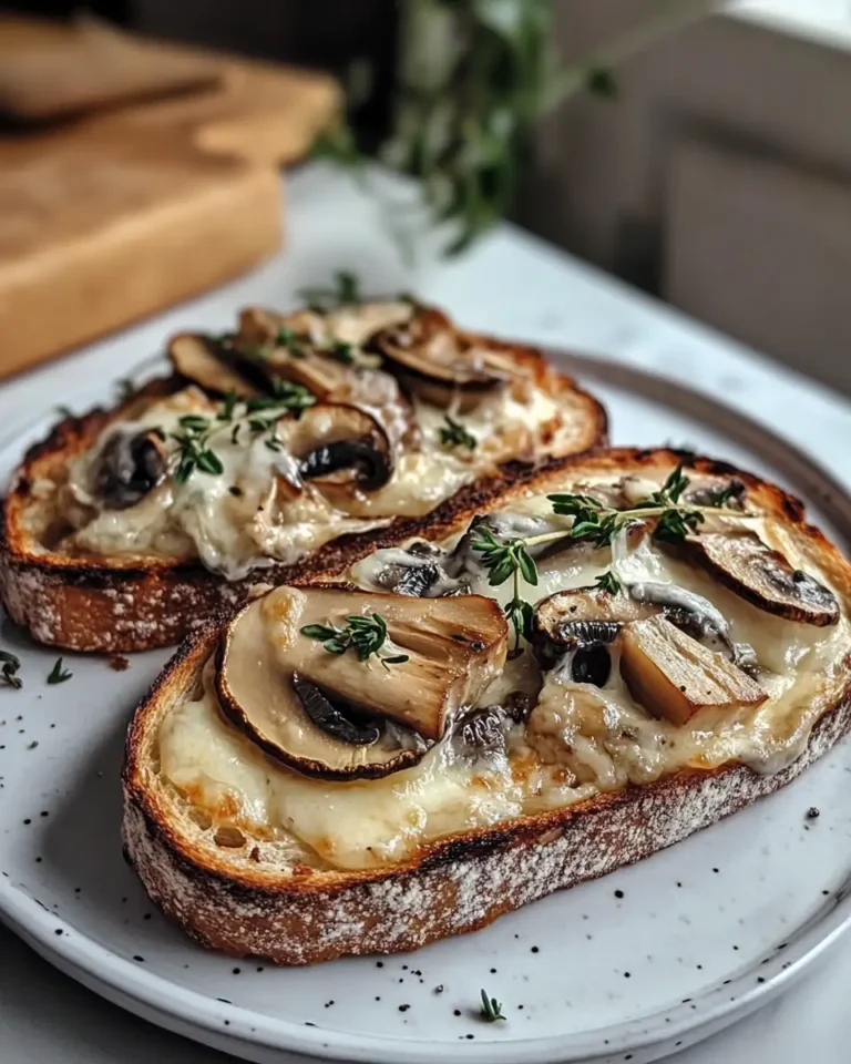 Indulge in Irresistible Cheesy Mushroom and Garlic Toasts - Featured Image