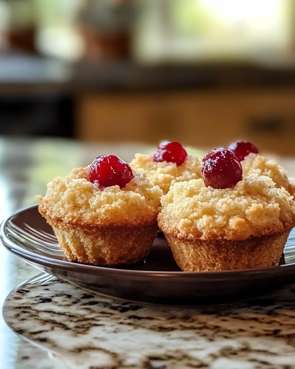 Final dish - Cherry Cobbler Muffins: A Sweet Twist on a Classic Delight