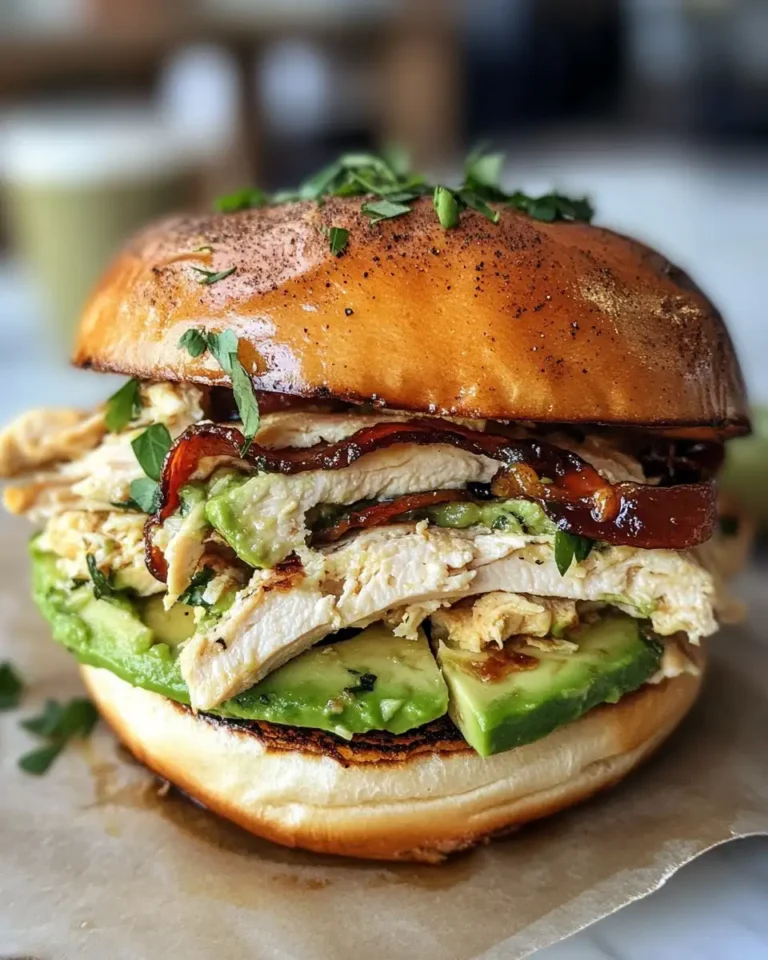 Savor the Ultimate Chicken Avocado Brioche Delight - Featured Image