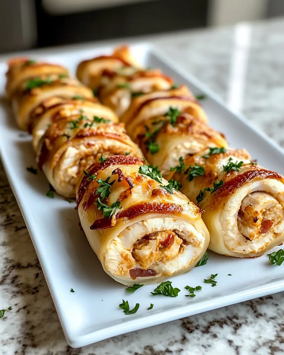 Final dish - Irresistible Chicken Bacon Ranch Roll Ups for Your Next Meal Delight