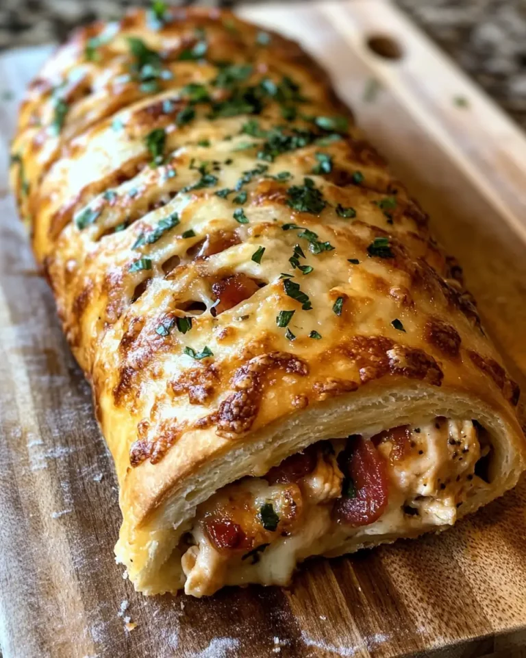 Sizzling Chicken Bacon Ranch Stromboli Delight - Featured Image