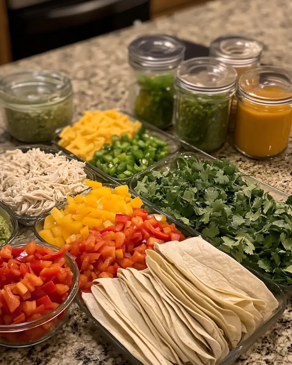 Ingredients for Sizzling Chicken Bell Pepper Ranch Burritos: A Flavor Fiesta