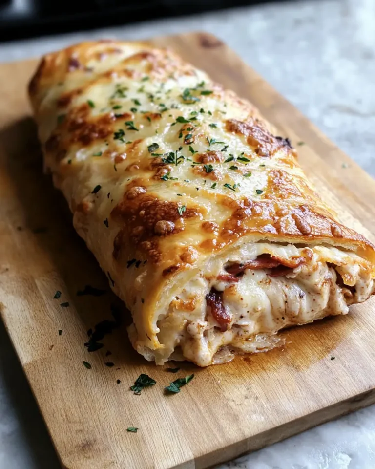 Savor the Fusion: Chicken Cordon Bleu Stromboli Delight - Featured Image