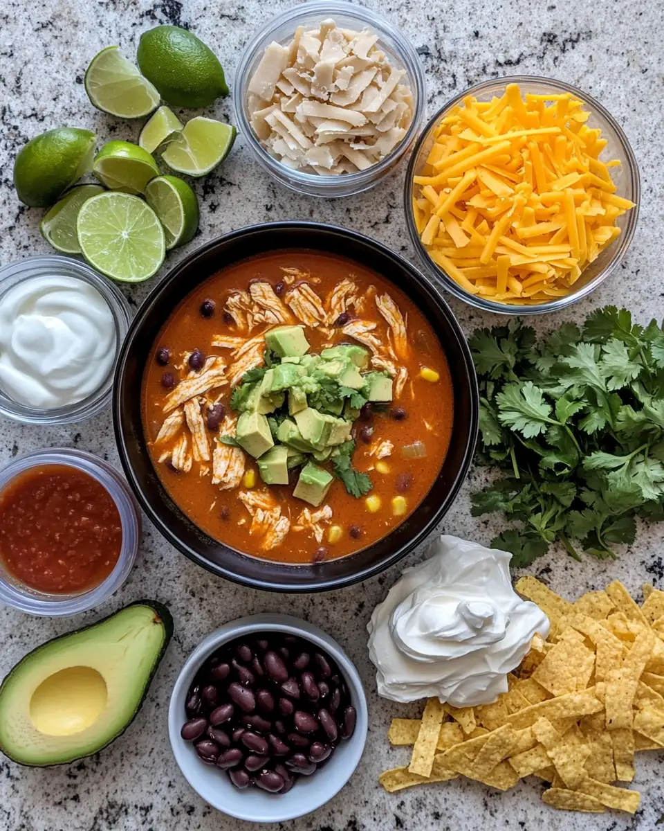 Ingredients for Savor the Flavor: Irresistible Chicken Enchilada Soup Recipe