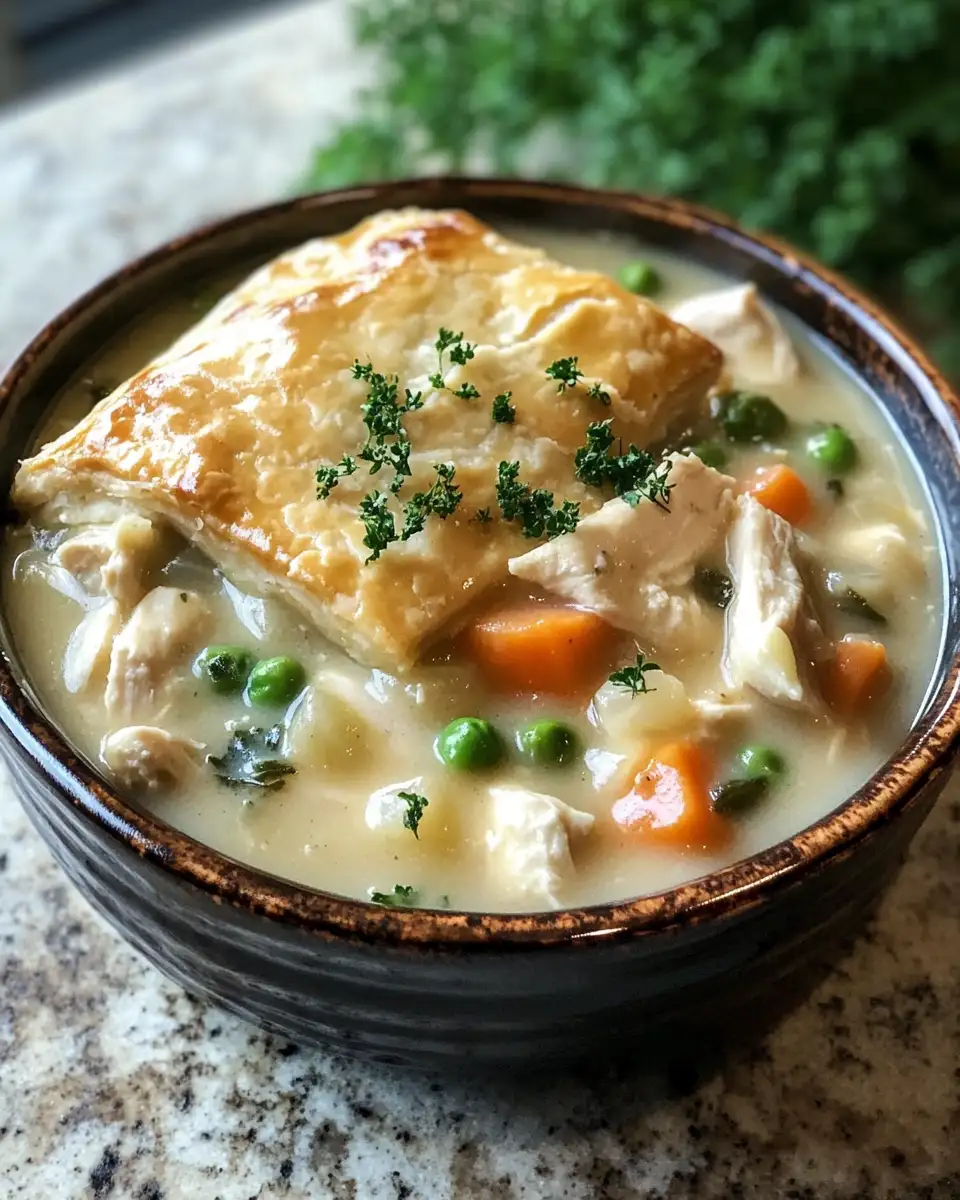Final dish - Cozy Up with the Ultimate Chicken Pot Pie Soup Recipe