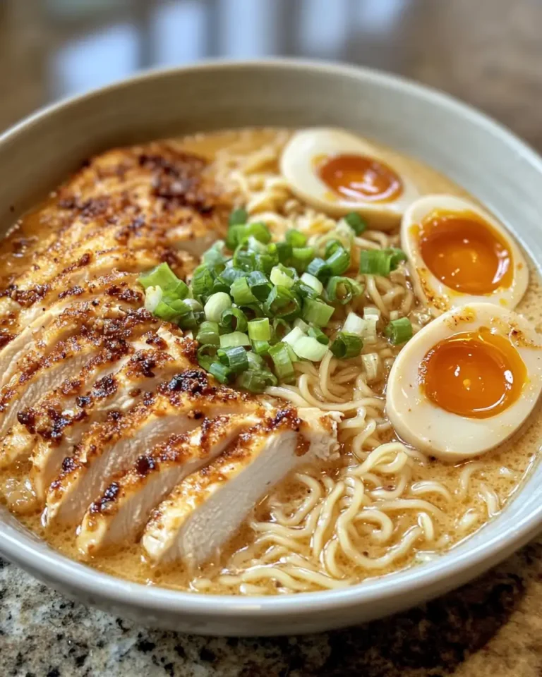 Ultimate Comfort: Chicken Ramen with Creamy Garlic Sauce Delight - Featured Image