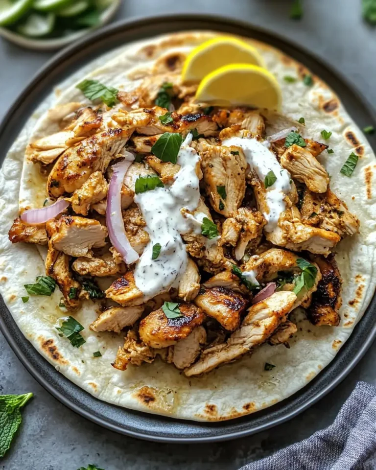 Irresistible Chicken Shawarma with Creamy Garlic Sauce That Will Spice Up Your Dinner - Featured Image