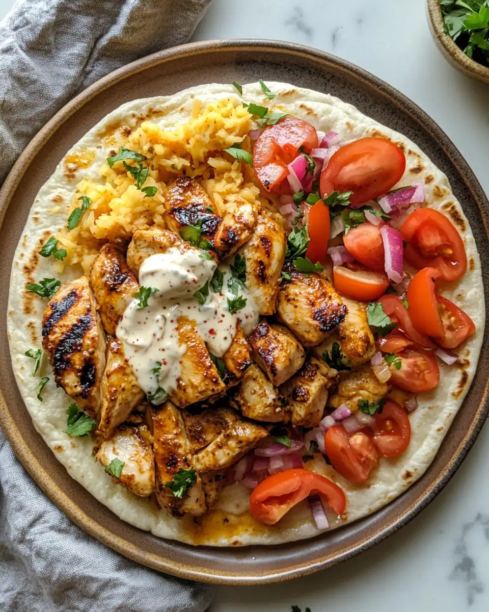 Final dish - Irresistible Chicken Shawarma with Creamy Garlic Sauce That Will Spice Up Your Dinner