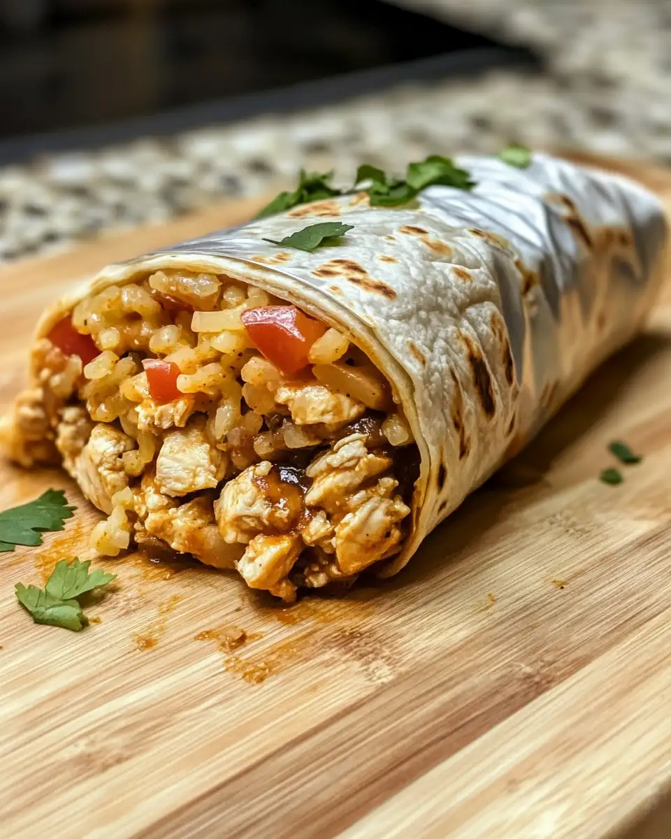 Final dish - Unwrap Flavor: Discover the Ultimate Chipotle Ranch Grilled Chicken Burrito Experience