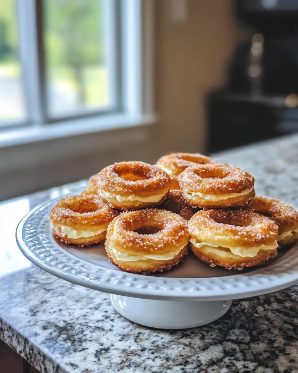 Final dish - Irresistible Churro Cheesecake Donut Cookies: A Sweet Fusion of Flavors
