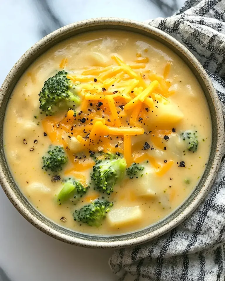Cozy Up with the Ultimate Creamy Broccoli and Cheddar Potato Soup - Featured Image