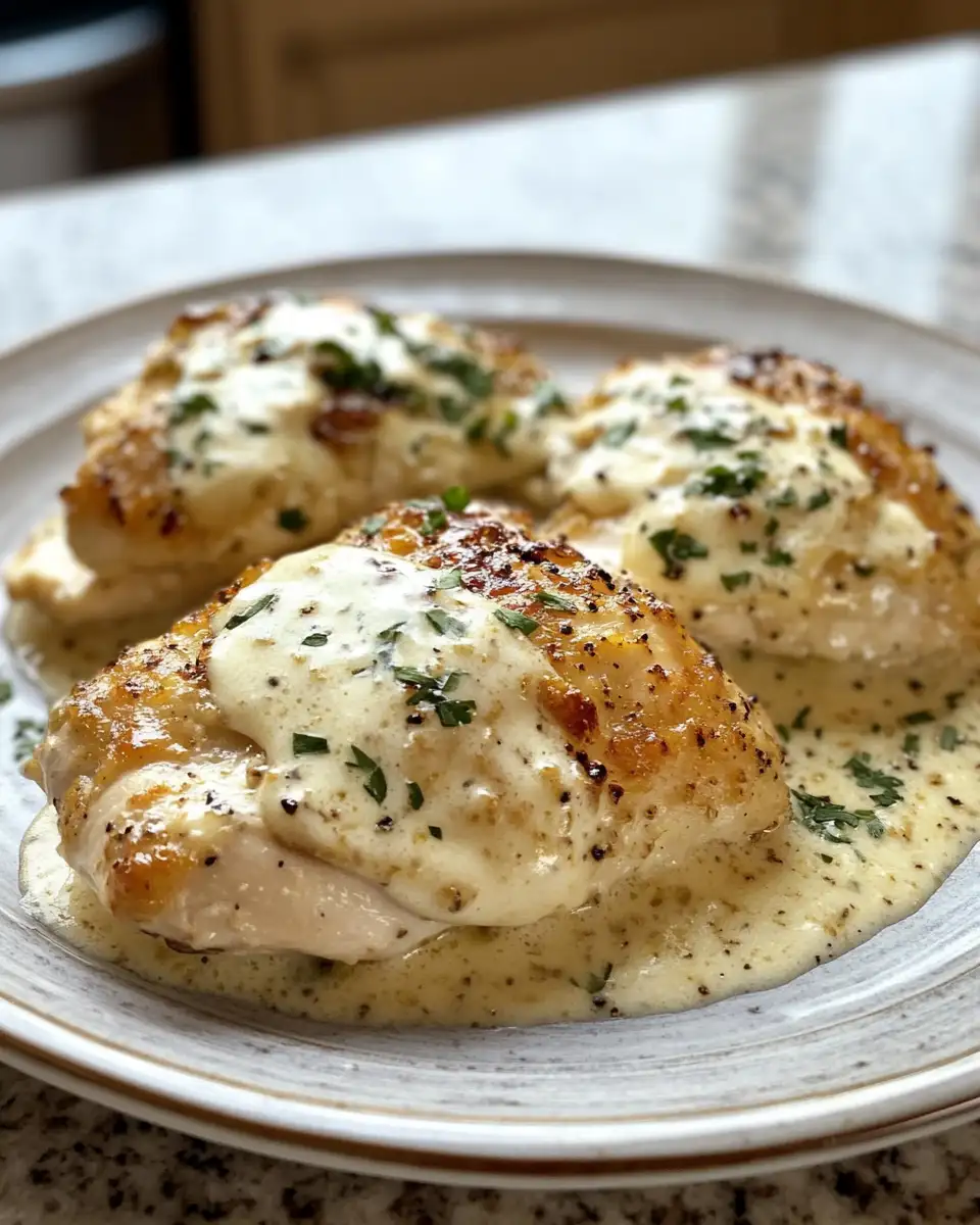 Final dish - Savor the Flavor: Creamy Garlic Parmesan Chicken Delight