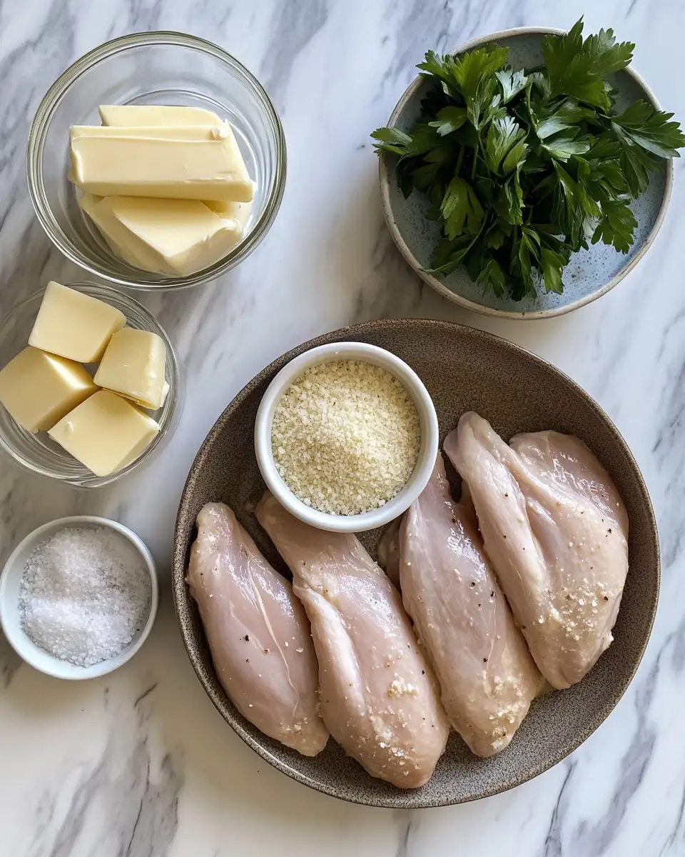 Ingredients for Savor the Flavor: Creamy Garlic Parmesan Chicken Delight