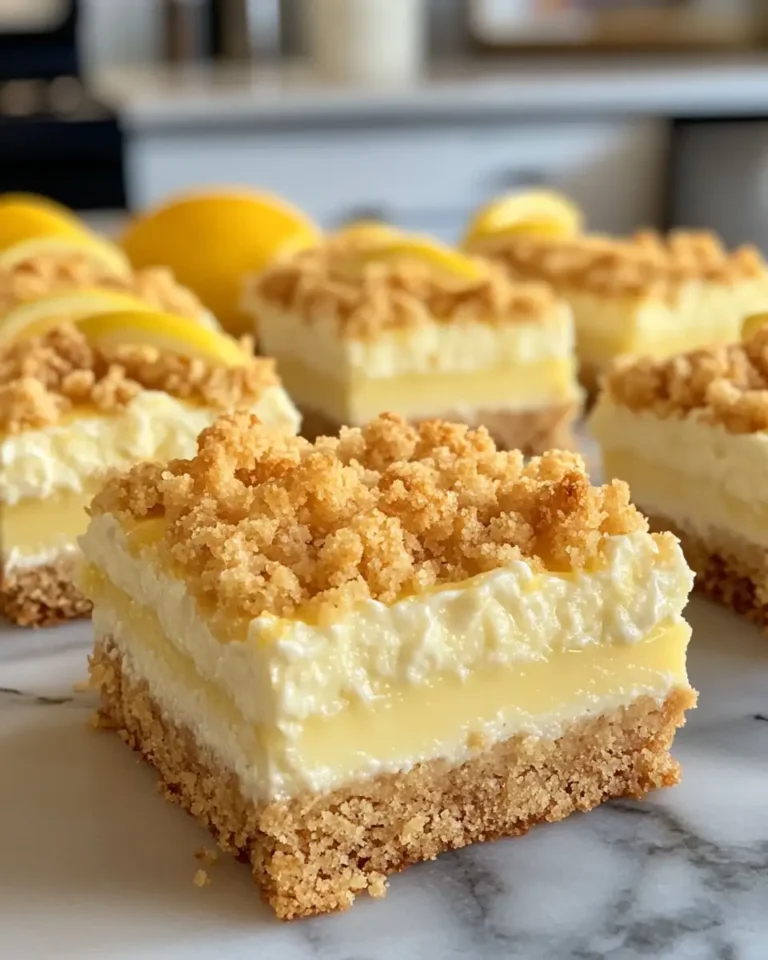 Indulge in Bliss with Creamy Lemon Cheesecake Crumb Bars - Featured Image