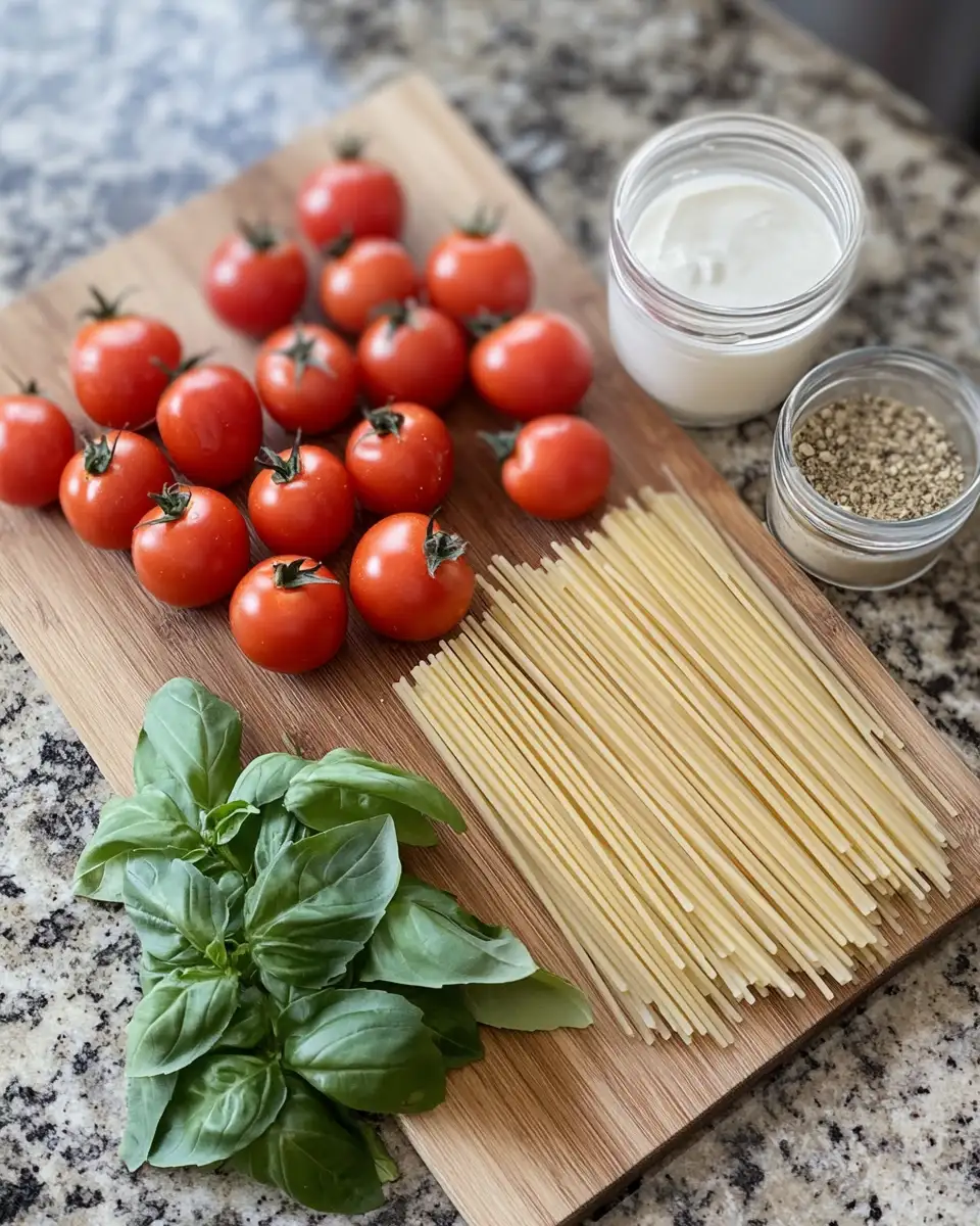 Ingredients for Indulge in the Ultimate Comfort: Creamy Roasted Tomato Pasta Delight