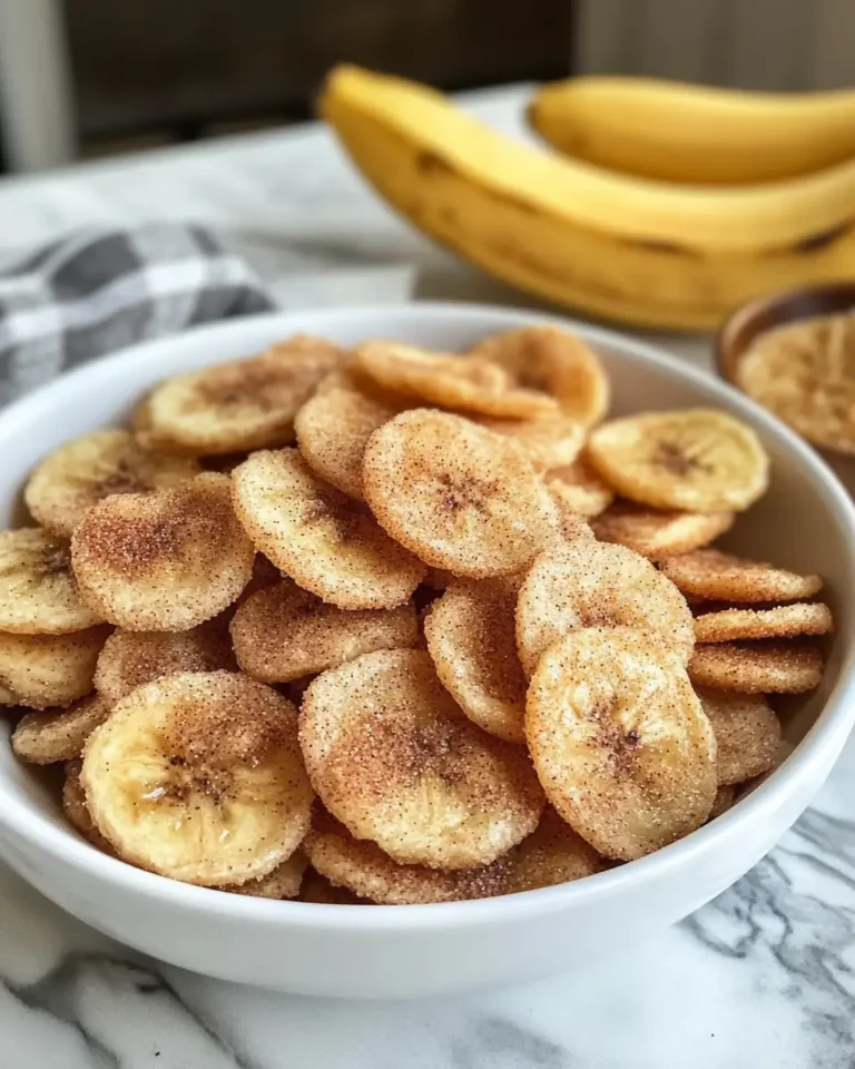 Irresistibly Sweet and Crispy: Homemade Cinnamon Sugar Banana Chips - Featured Image