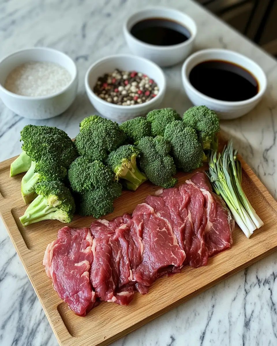 Ingredients for Crock Pot Beef and Broccoli: A Deliciously Easy Weeknight Dinner