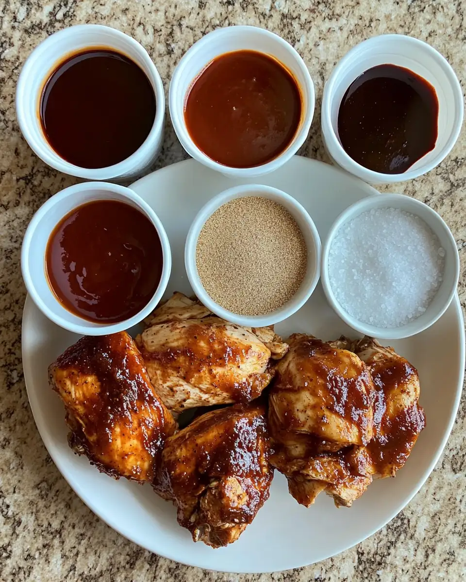 Ingredients for Slow-Cooked Sensation: Irresistible Crockpot BBQ Chicken