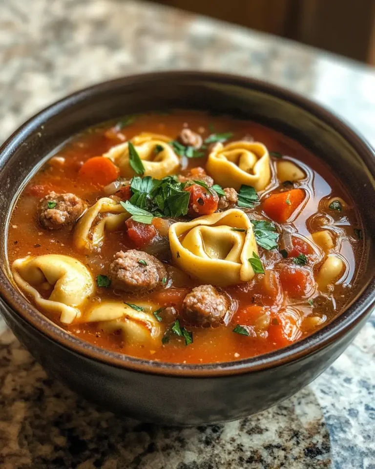 Cozy Up with Irresistible Crockpot Tortellini Soup with Sausage - Featured Image