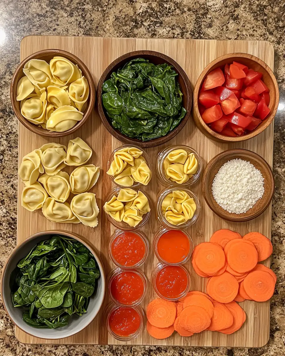 Ingredients for Cozy Up with Irresistible Crockpot Tortellini Soup with Sausage