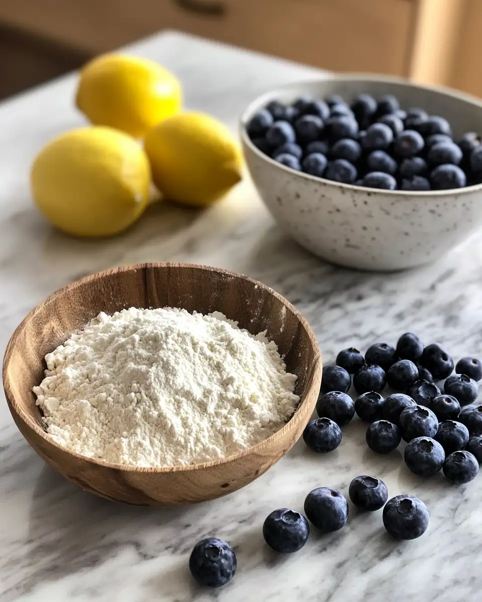 Ingredients for Irresistible Blueberry Cookie Bliss