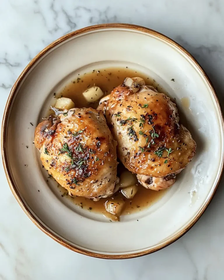 Savor the Elegance: French Apple Cider Chicken Delight - Featured Image