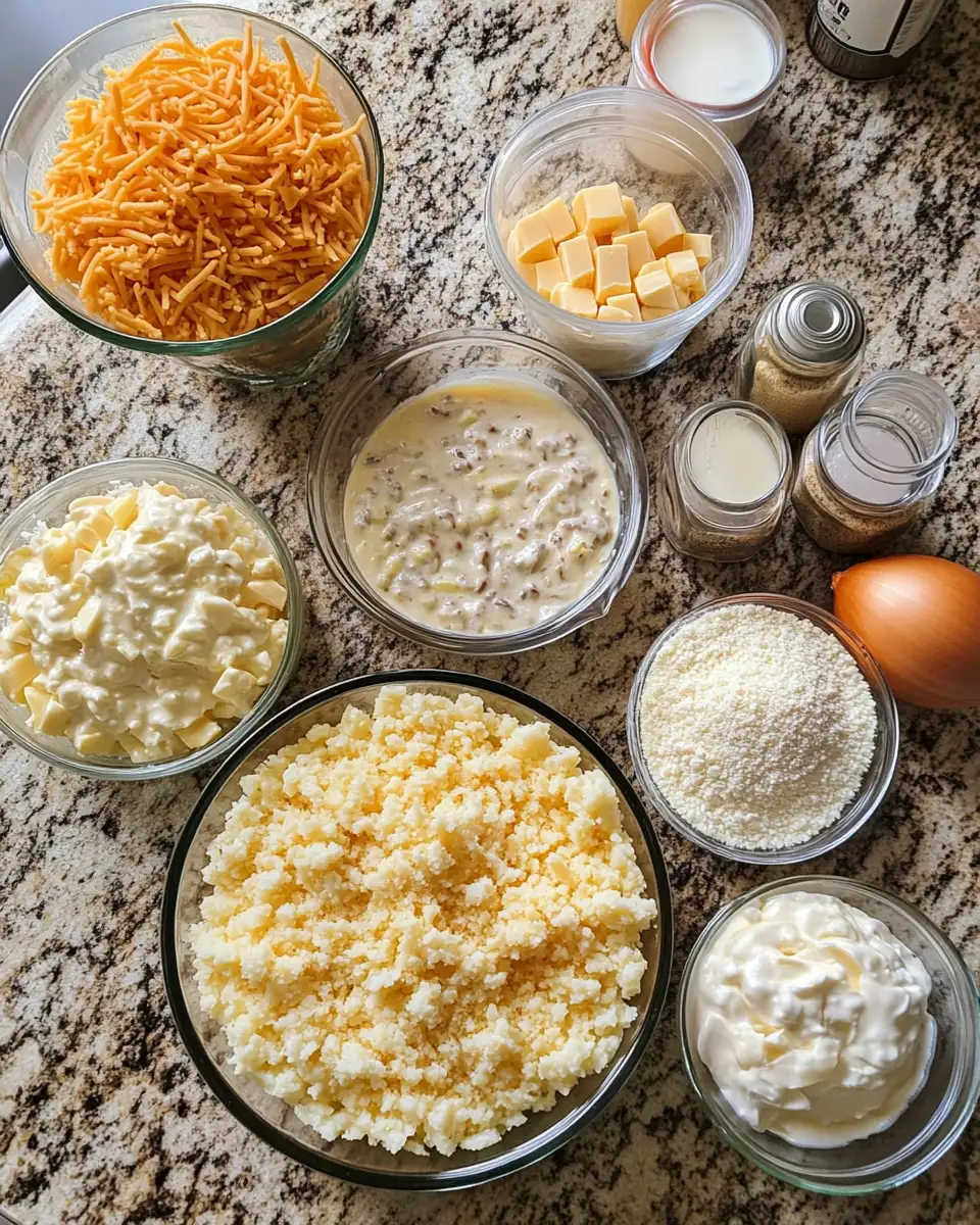 Ingredients for Heavenly Comfort: French Onion Funeral Potatoes That Wow